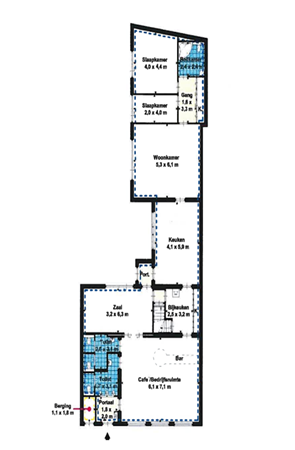 Floorplan - Eind 5, 6017 BG Thorn